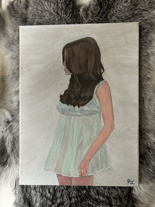 "Babydoll Blues" Canvas